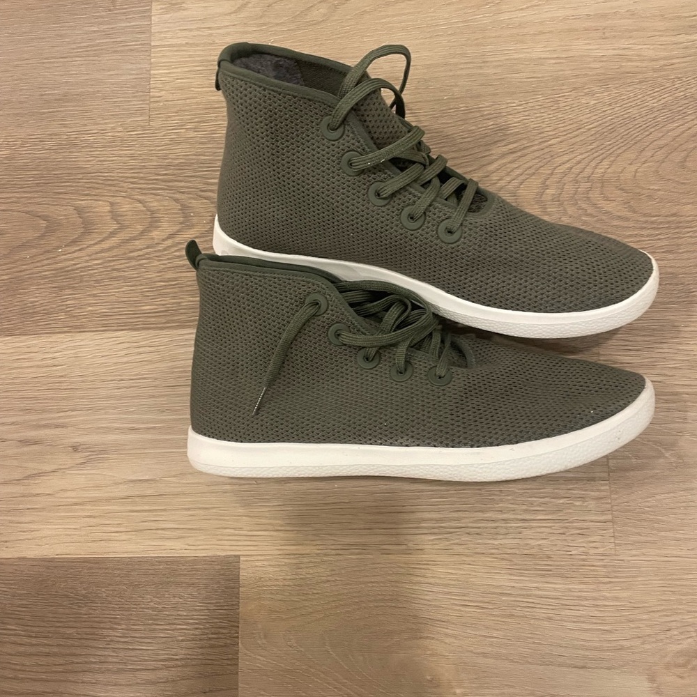 Men's All Birds Green High-Top Sneakers
